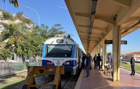 Πρώτα δρομολόγια του τρένου στον Έβρο, στις 21 Οκτωβρίου 2024.